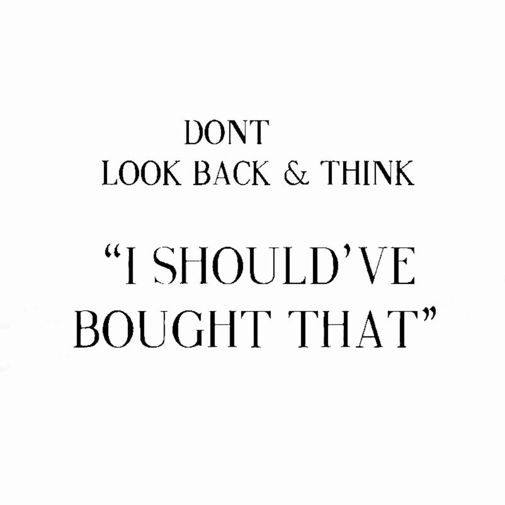 No Regrets!